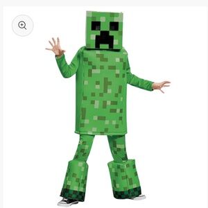 Disguise Green Pixelated Creature Costume